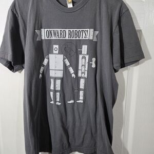 Onward Robots Charcoal Graphic Tee